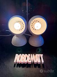 Coppia lampade da comodino design Reggiani