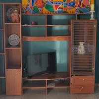 Mobile porta Tv e libreria 