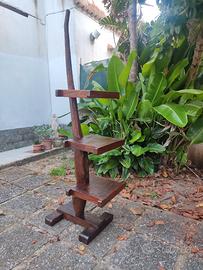 Aratro Espositore Mensole Ricavato in Legno Teak
