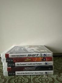 5 giochi ps3 (assieme o separati)