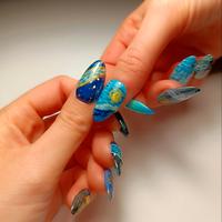 Unghie Press-On Nails “Notte Stellata” 