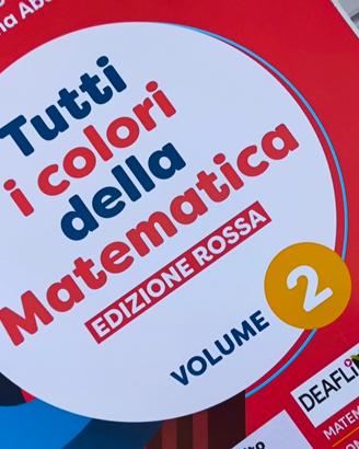 libro DEA scuola Matematica edizione Rossa volume