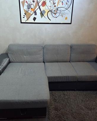 divano letto estraibile contenitore