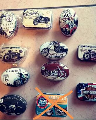 scatole latta harley davidson 