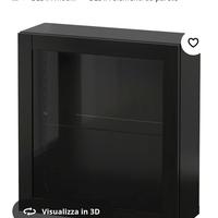 vetrine Ikea Besta nero wenge