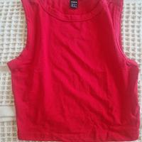 top rosso shein 