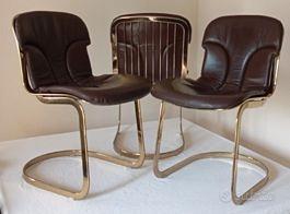 SEDIE WILLY RIZZO PER CIDUE 1970s MODELLO C2