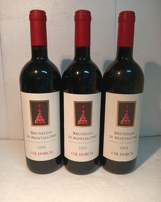 Brunello di Montalcino Col D' Orcia annate  premia