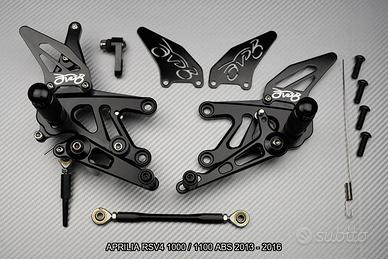 Pedane arretrate APRILIA RSV4 1000 1100 2013 2016