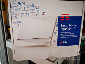 SMART MODEM Wi-Fi Fibra e ADSL TIM