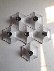 Lampade applique anni 70 Fosnova a parete