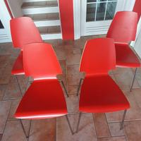 Sedie ikea rosse 