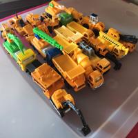 Lotto macchinine auto costruzioni 20 pezzi diversi