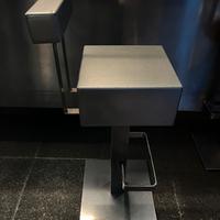 Sgabelli in acciaio inox