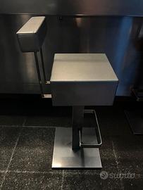 Sgabelli in acciaio inox