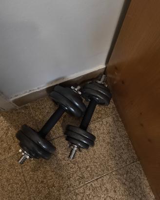 coppia manubri 10kg+10kg