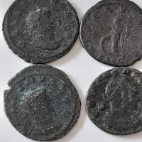 lotto 4 monete romane lecita provenienza vedi desc