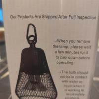 Lampada  riscaldante per rettili e piccoli animali