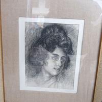 Quadro di Basilio Cascella, "Testa di donna"