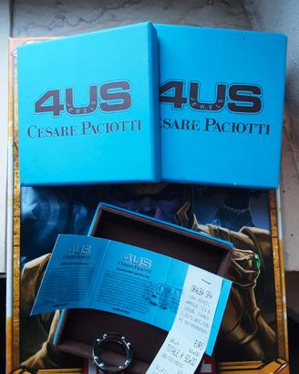 anello da uomo in acciaio Cesare paciotti