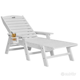 Sedia a Sdraio da Giardino VEVOR