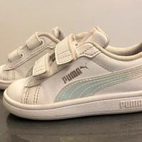 Scarpe Puma bianche, numero 21