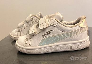 Scarpe Puma bianche, numero 21