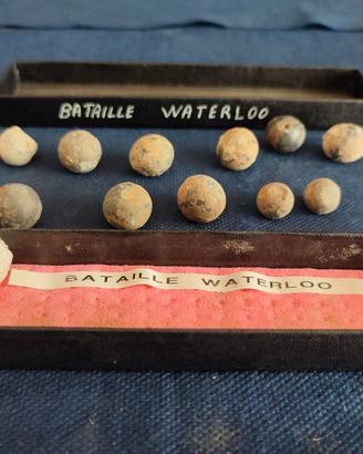 Palle da moschetto Battaglia di Waterloo