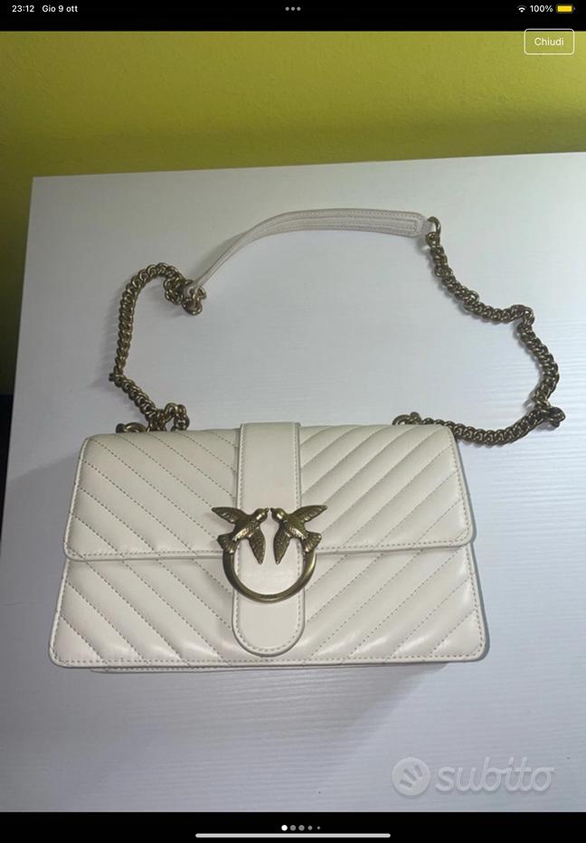 Pinko borsa bianca Vendita in Abbigliamento e accessori