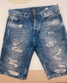 Pantalone Corto Jeans Bermuda Bershka
