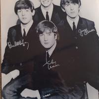 Beatles foto con autografi 
