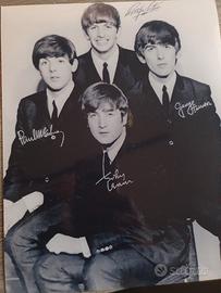 Beatles foto con autografi 