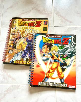 Lotto Album Dragon Ball Z Oro Platino +86 carte