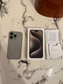 IPhone 15 Pro 256 gb titanio naturale