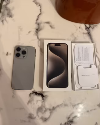 IPhone 15 Pro 256 gb titanio naturale
