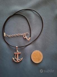 Collana uomo con ciondolo àncora NUOVA