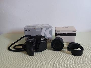 Pentax K3II + Obbiettivo Sigma