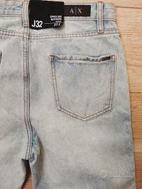 Jeans zipped side boyfriend tg27 azzzuro