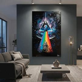 Quadro Moderno "Dark Side" - Opera Unica 100x65