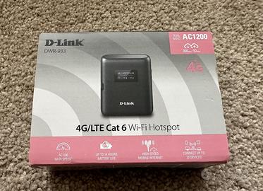 D-Link DWR-933 - Hotspot Wi‑Fi 4G/LTE Cat 6 4G/LTE