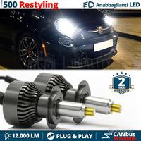 Kit LED H7 FIAT 500 Restyling Lenticolari 12000LM