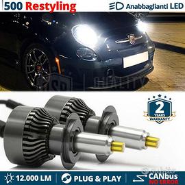 Kit LED H7 FIAT 500 Restyling Lenticolari 12000LM