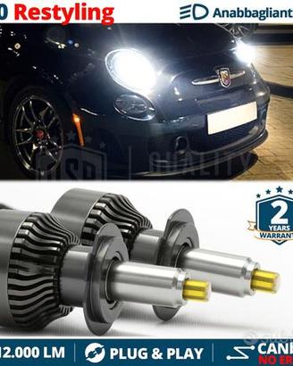 Kit LED H7 FIAT 500 Restyling Lenticolari 12000LM