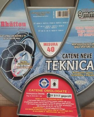 Catene neve cerchi 13 14 15