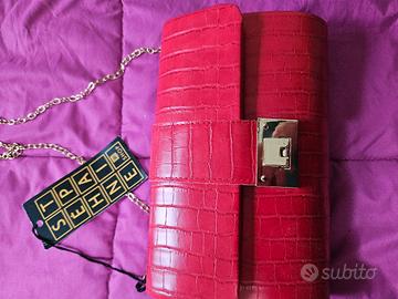 borsa tracolla rossa