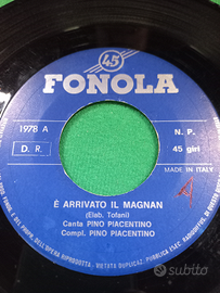 Vinile 45giri #pinopiacentino