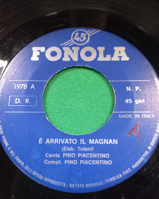 Vinile 45giri #pinopiacentino