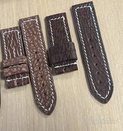 Per PANERAI by BRELLI Lotto 2 CINTURINI Squalo NEW