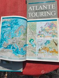 Atlante TCI completo 5 volumi anno 1987