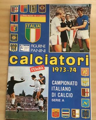 Ristampa Album calciatori 1973-74 inserto L’Unità